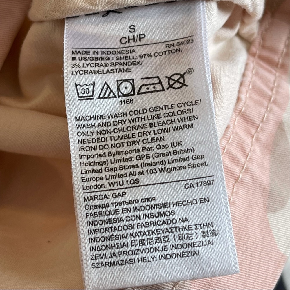 Gap Light Pink Camo Print Utility Jacket Size Small - Picture 8 of 8